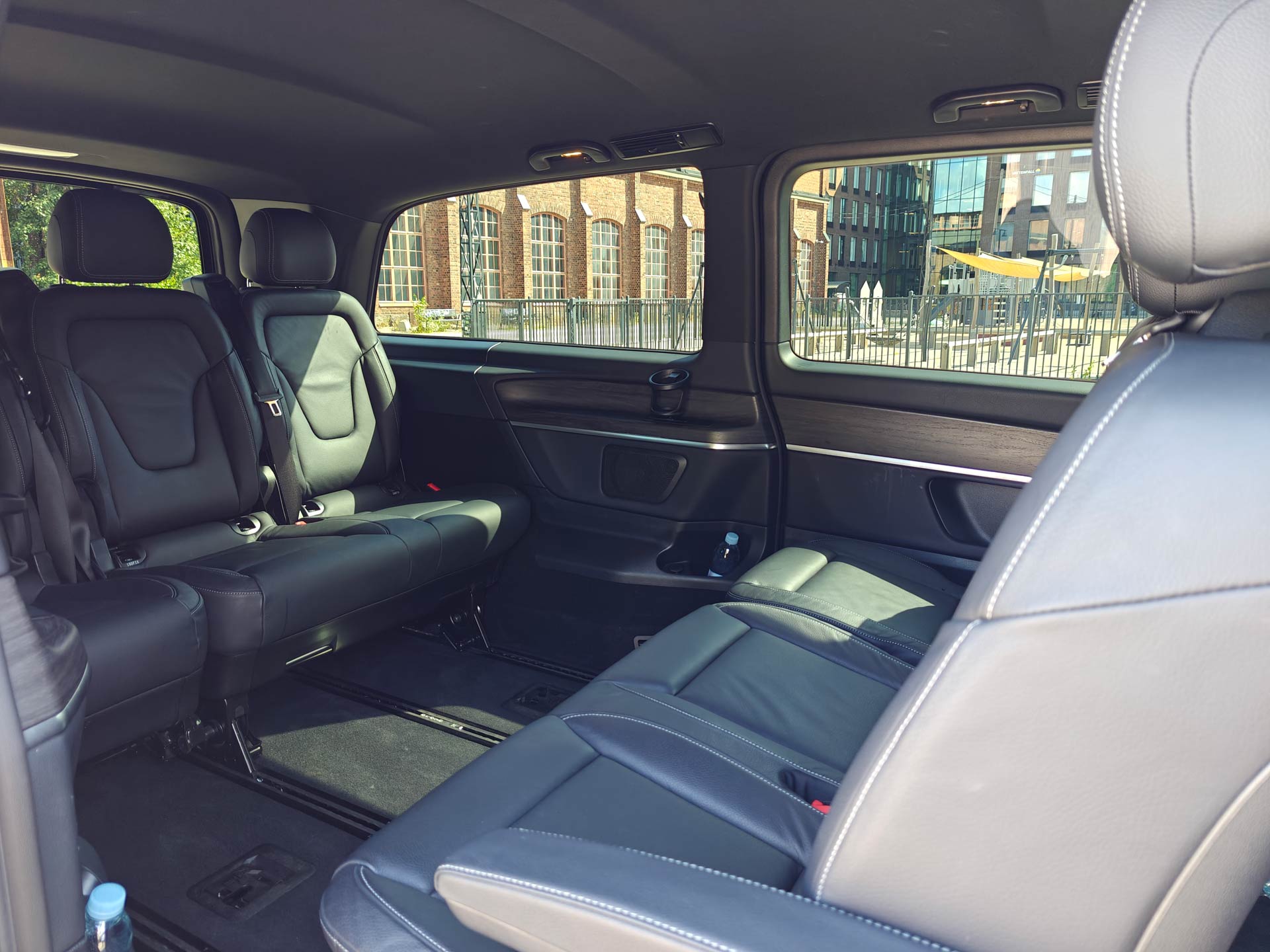 Limo Finland's VIP van interior